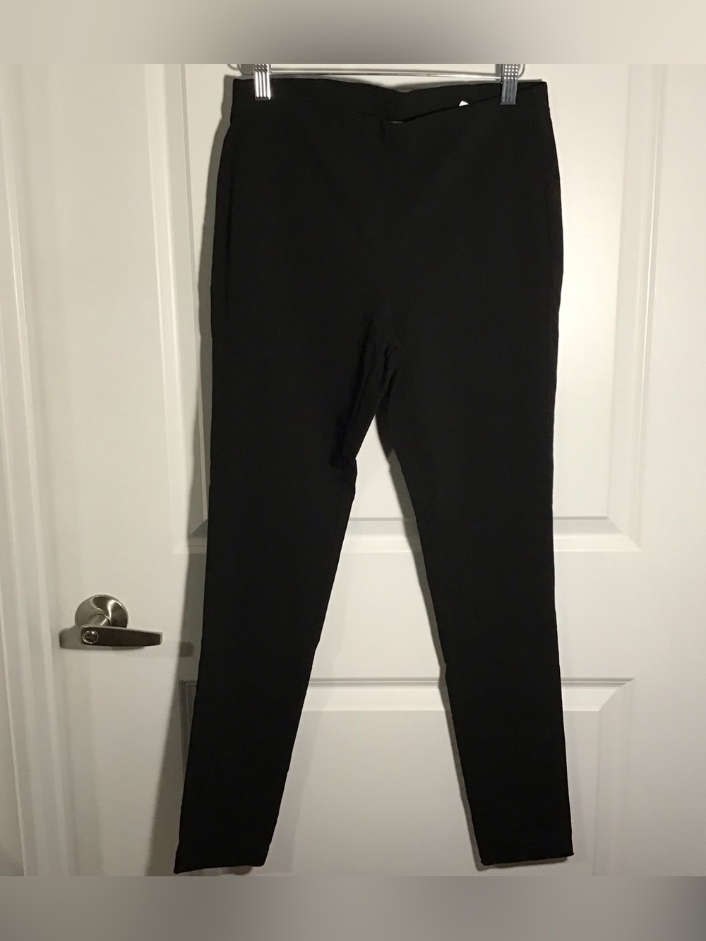 Michael Kors Black Slim Pull-On Pants M